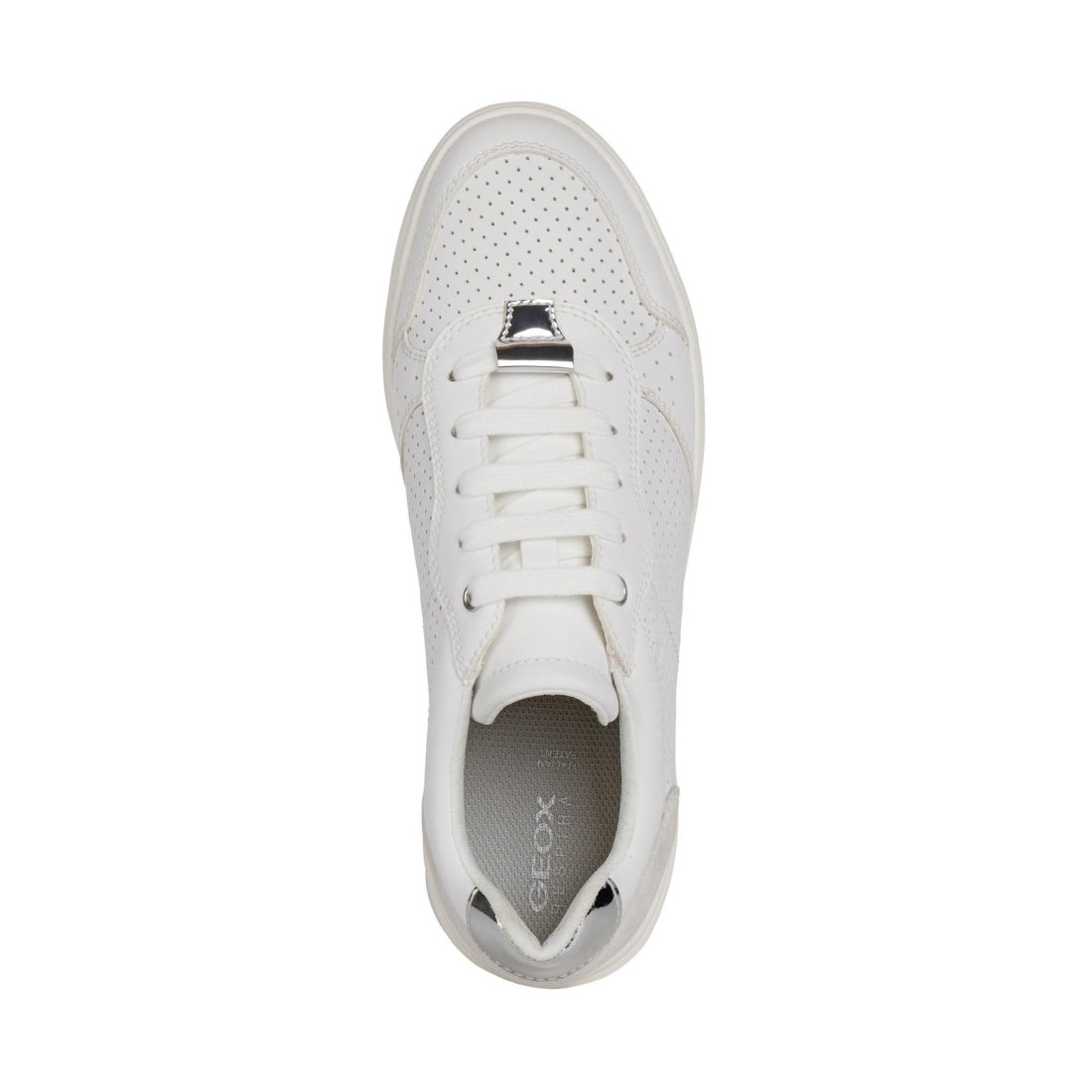 Geox Womens White nhenbus shoes | Vilbury London