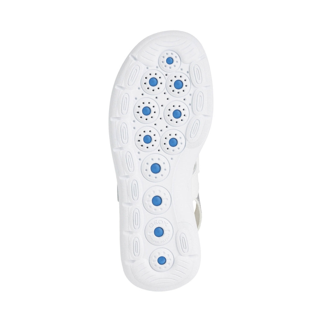 Geox Womens White Mint spherica ec5w sandals | Vilbury London