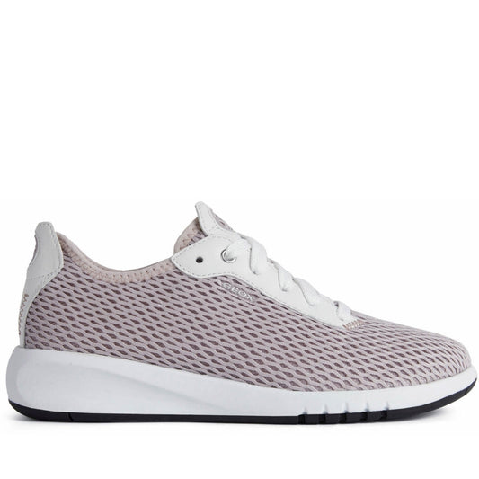 Geox Womens Antique Rose White aerantis shoes | Vilbury London