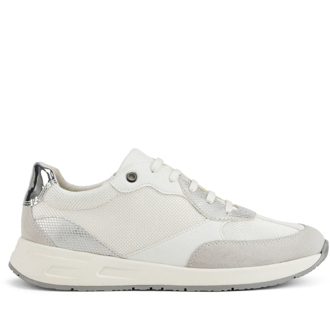 Geox Womens White bulmya shoes | Vilbury London