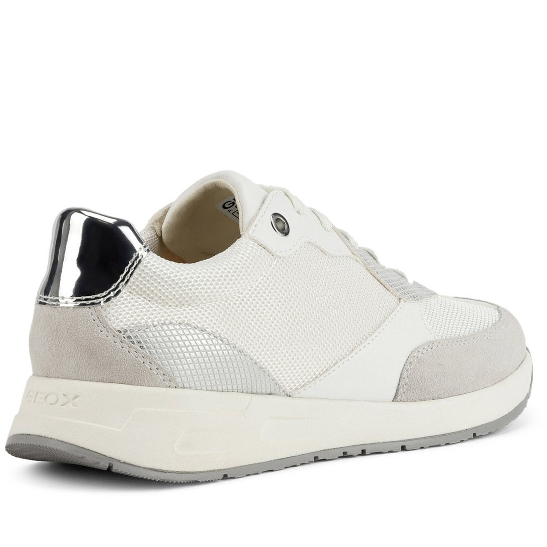 Geox Womens White bulmya shoes | Vilbury London