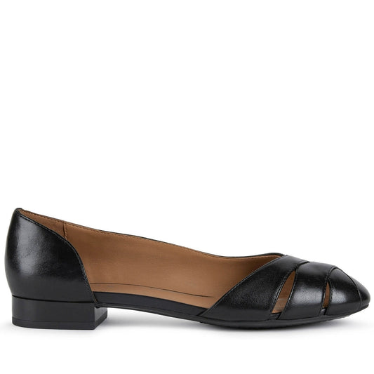 Geox Womens Black pheby 20 ballerinas | Vilbury London