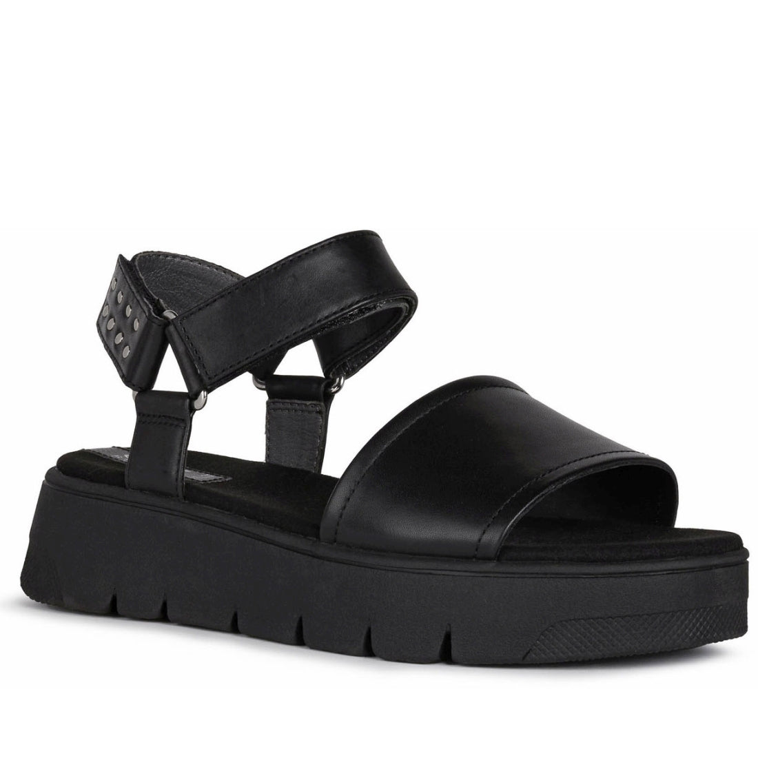 Geox Womens Black dandra 40 sandals | Vilbury London