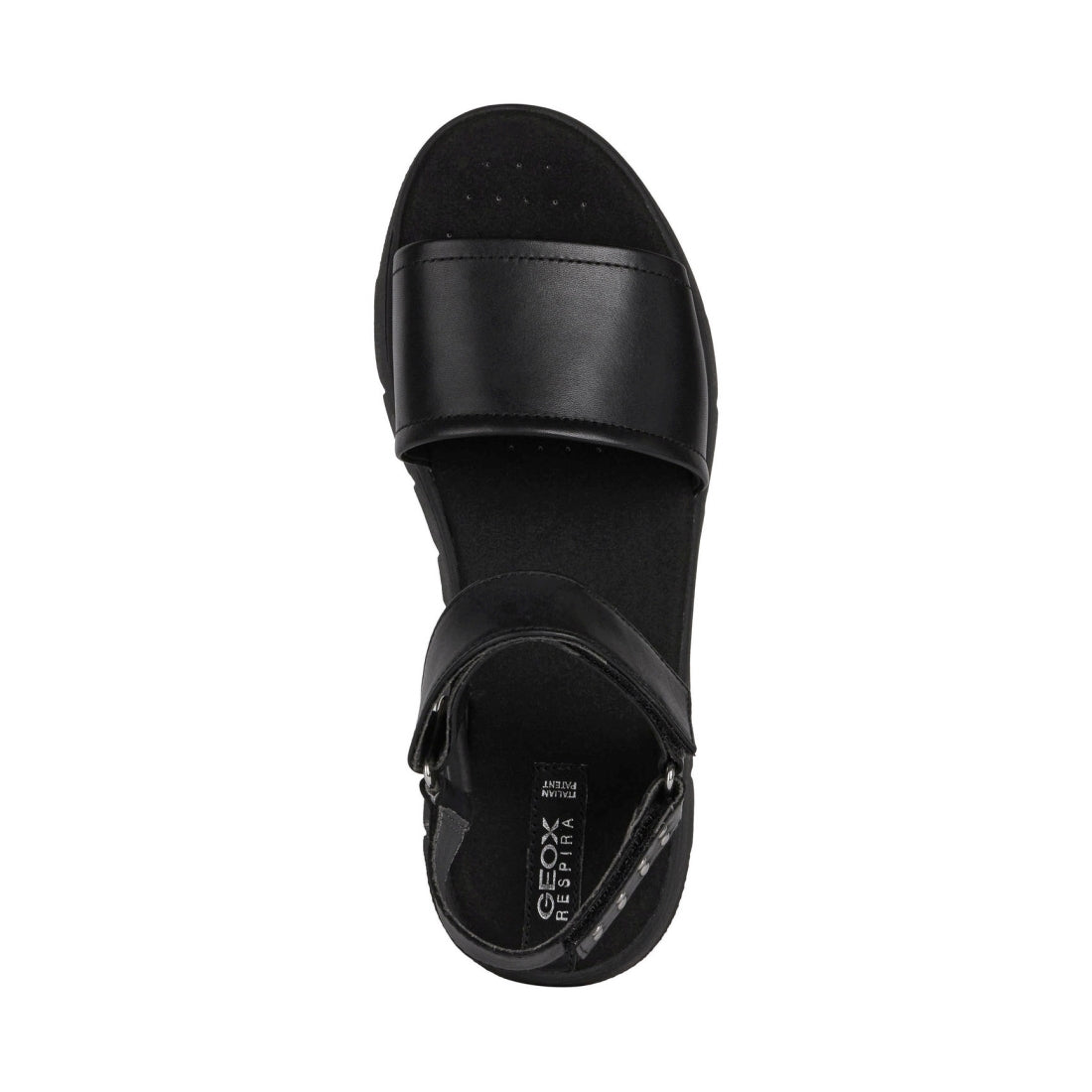 Geox Womens Black dandra 40 sandals | Vilbury London