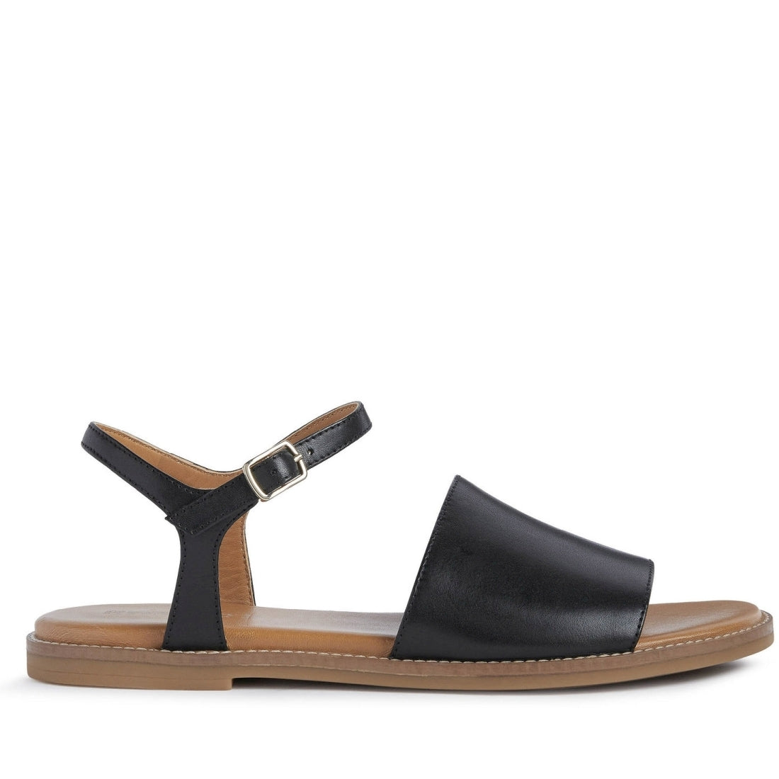 Geox Womens Black naileen sandals | Vilbury London