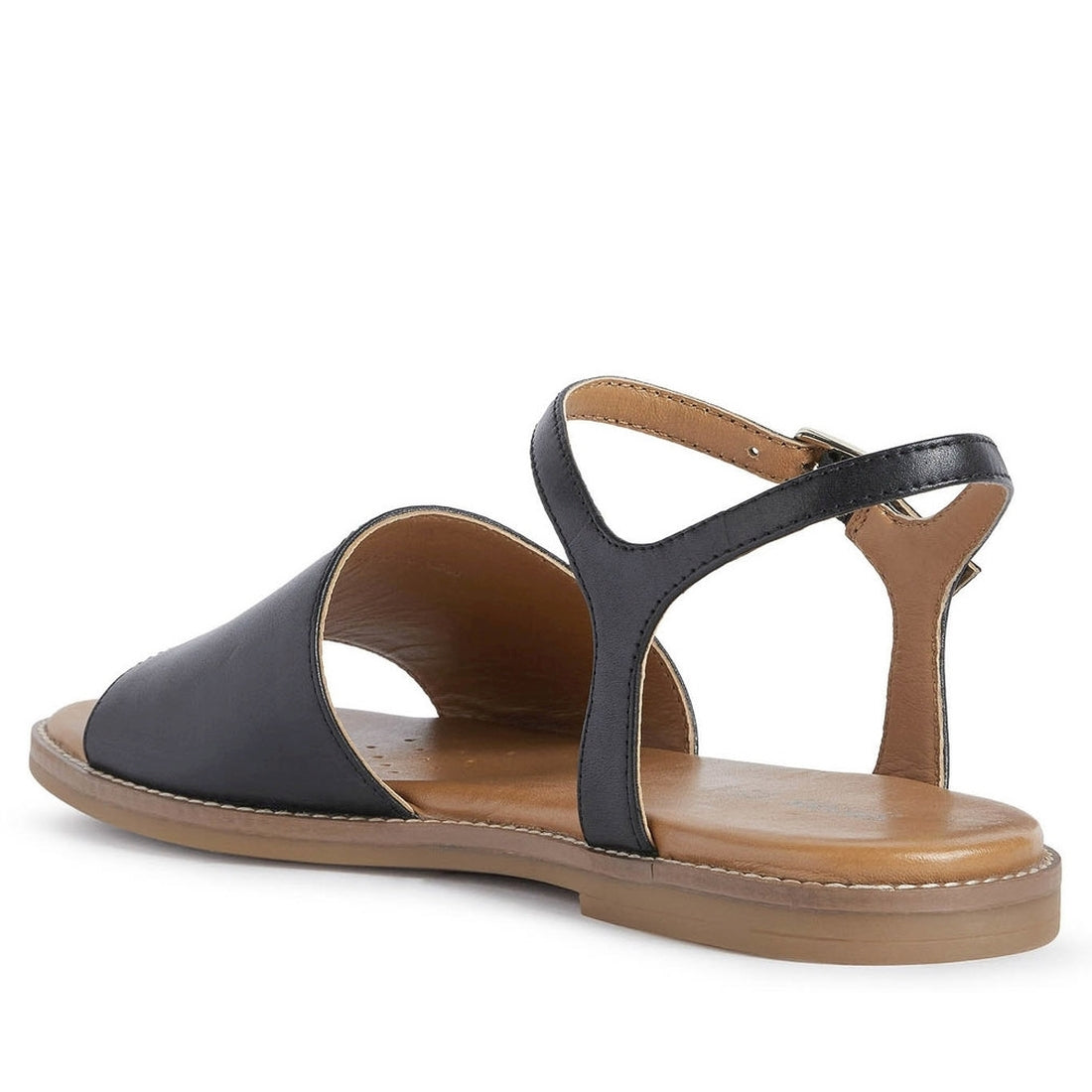 Geox Womens Black naileen sandals | Vilbury London