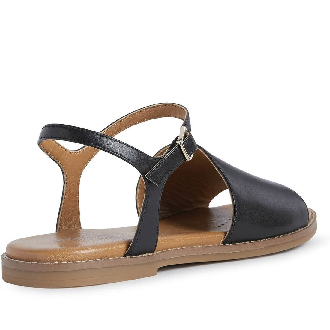 Geox Womens Black naileen sandals | Vilbury London