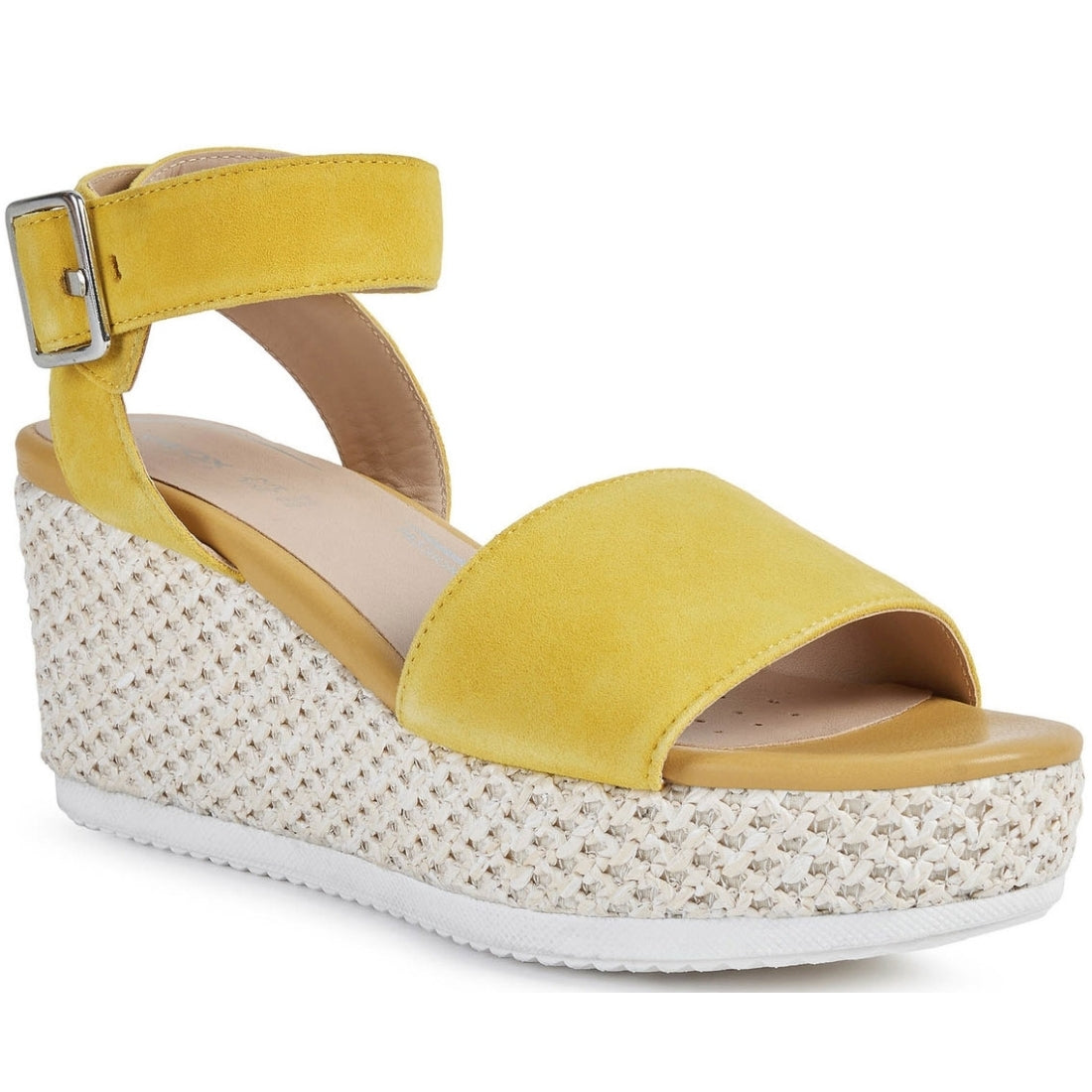 Geox Womens Dk Yellow lipari sandals | Vilbury London