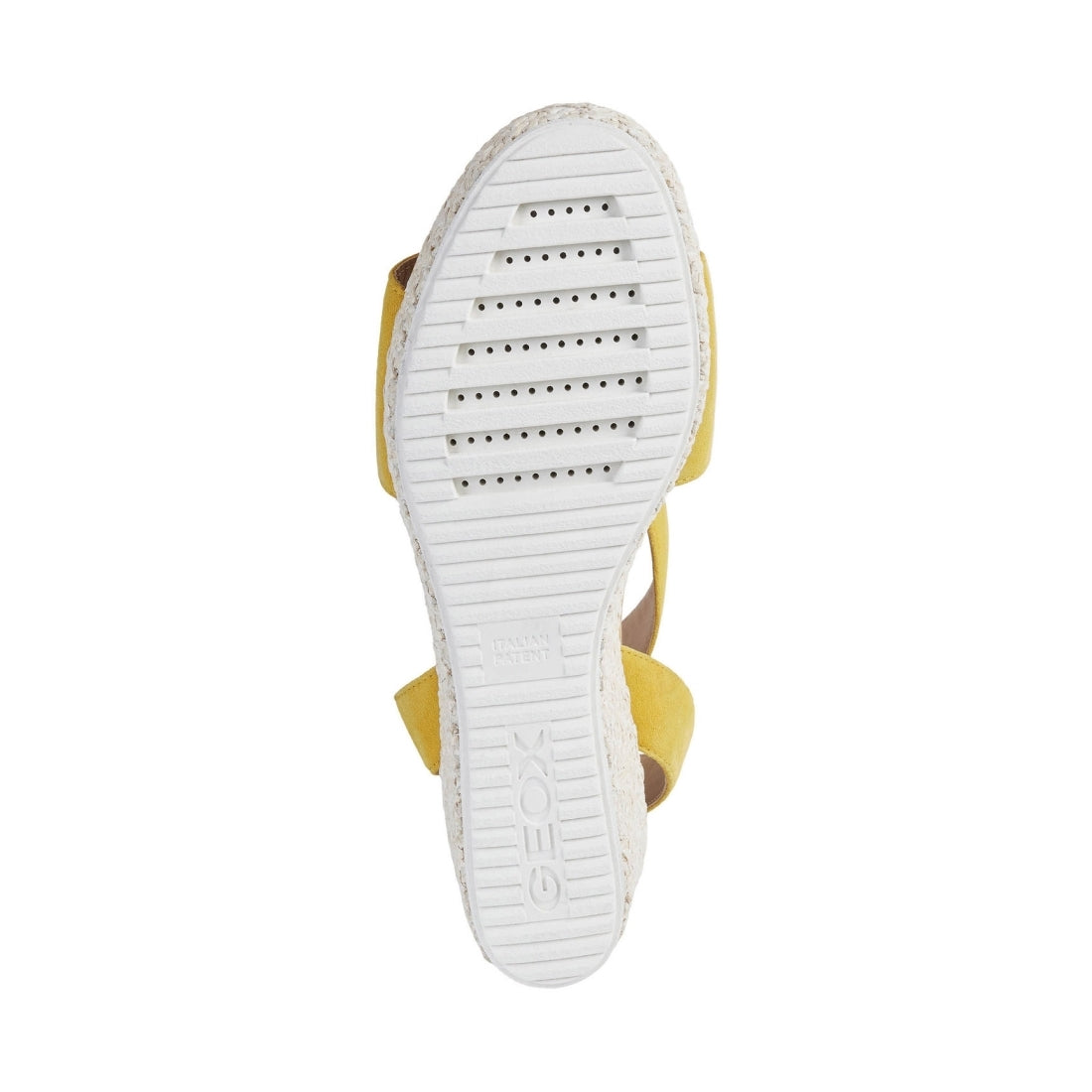 Geox Womens Dk Yellow lipari sandals | Vilbury London