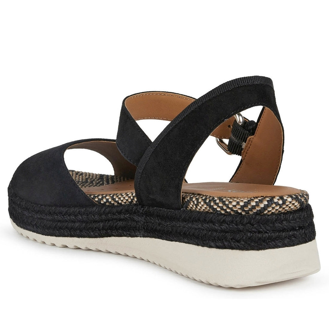 Geox Womens Black eolie sandals | Vilbury London