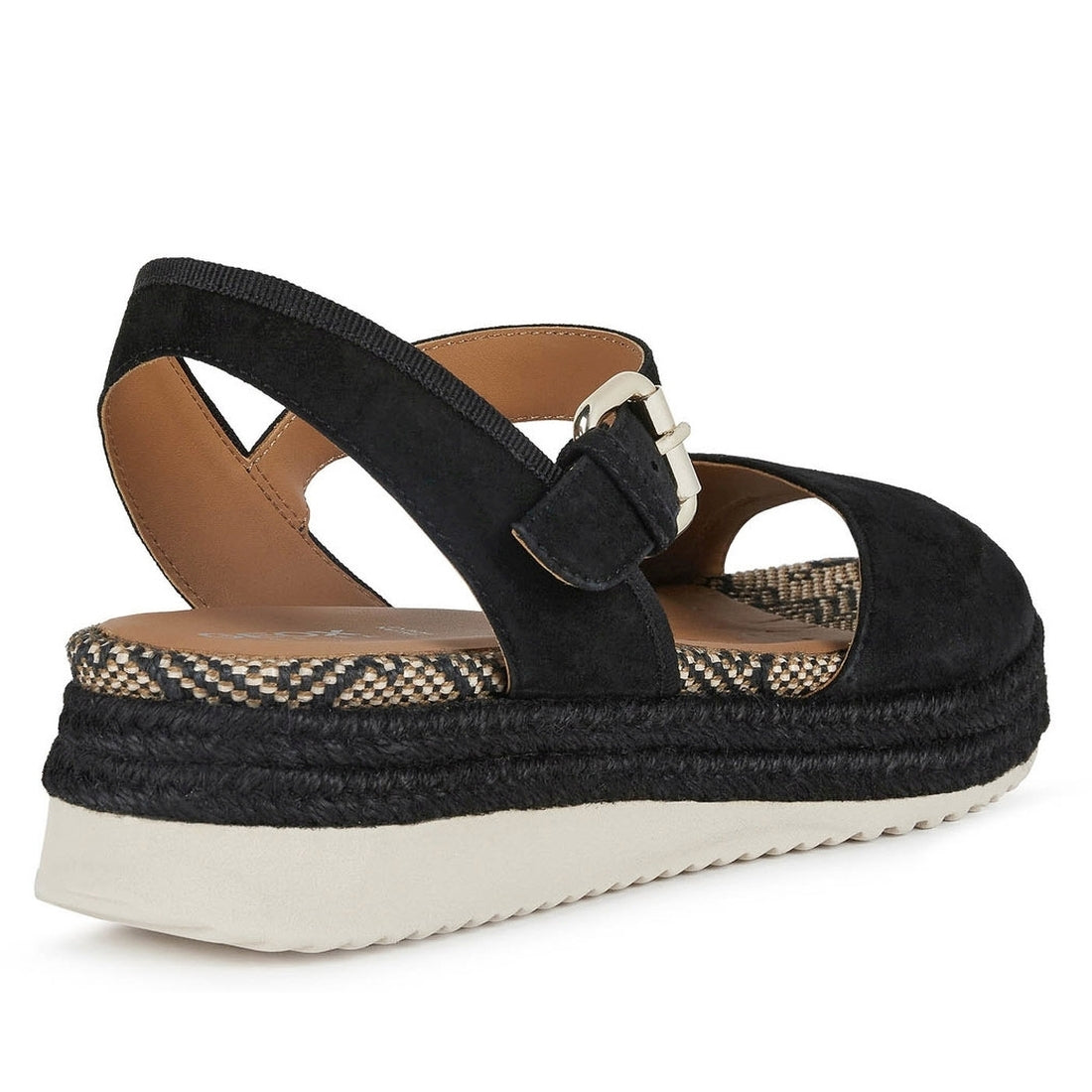 Geox Womens Black eolie sandals | Vilbury London