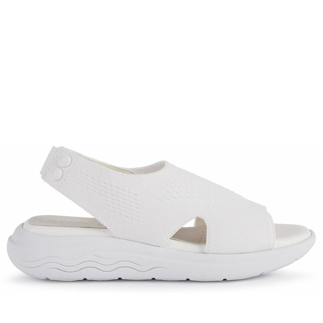 Geox Womens White spherica sandals | Vilbury London