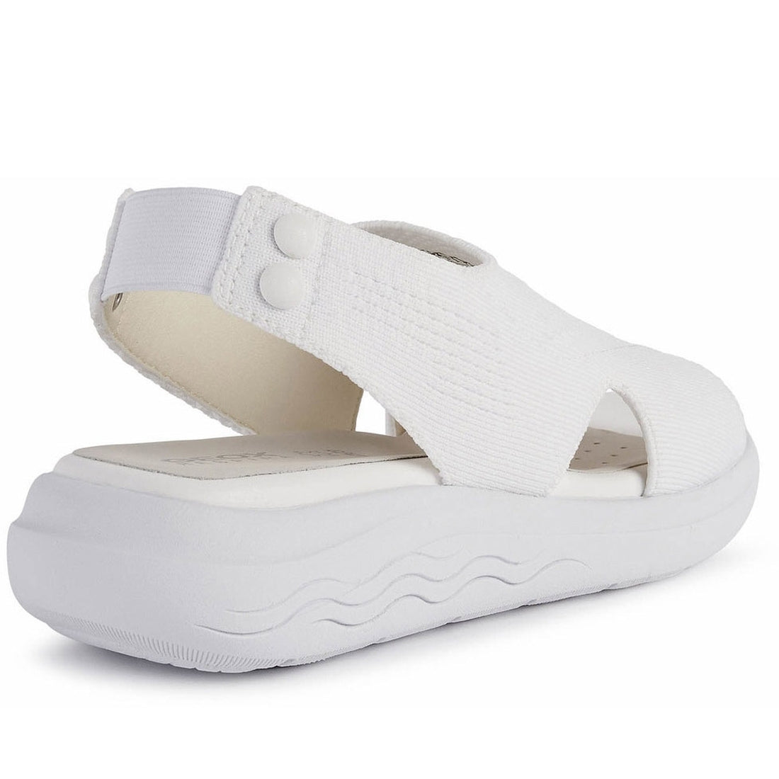 Geox Womens White spherica sandals | Vilbury London