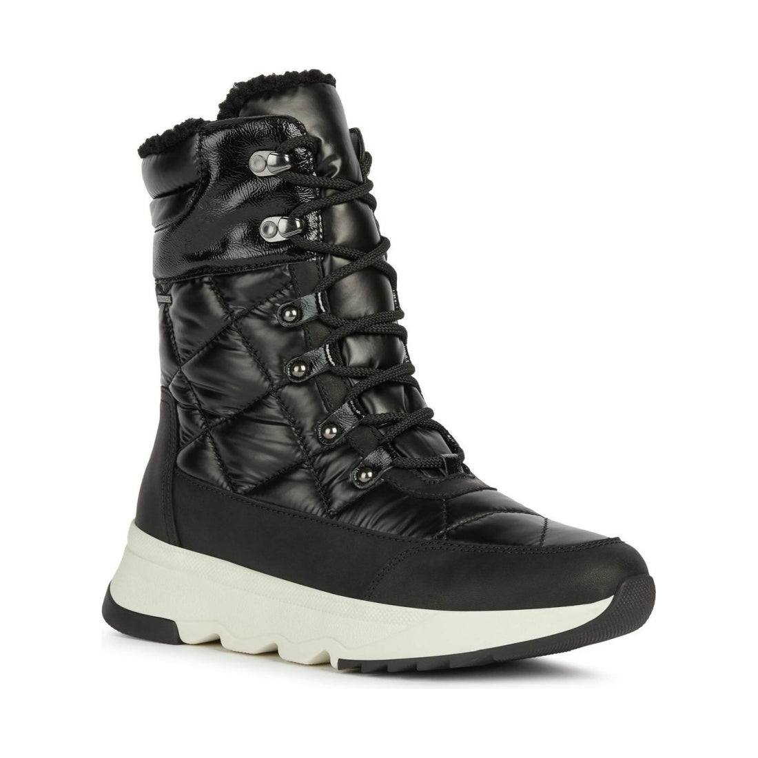 Geox womens Black falena abx booties | Vilbury London