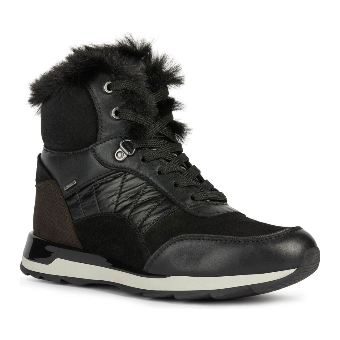 Geox womens Black neaneko abx booties | Vilbury London