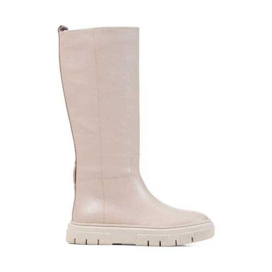 Geox womens Lt Taupe isotte boots | Vilbury London