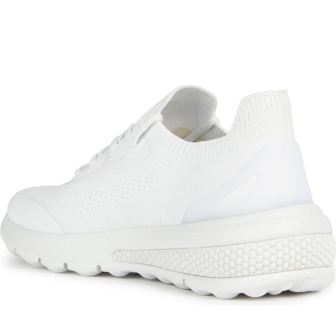 Geox womens white spherica sport shoes | Vilbury London