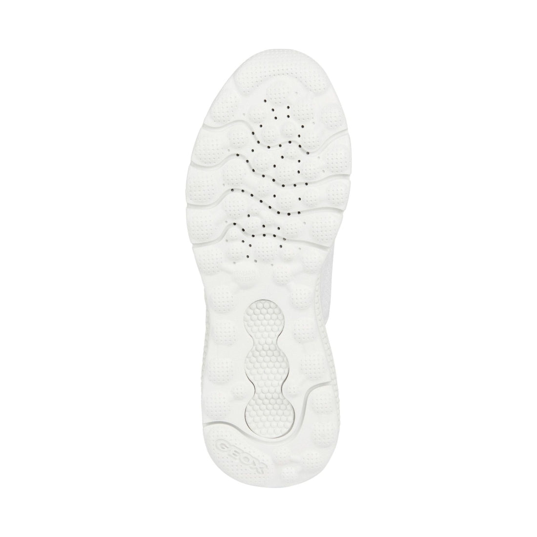 Geox womens white spherica sport shoes | Vilbury London