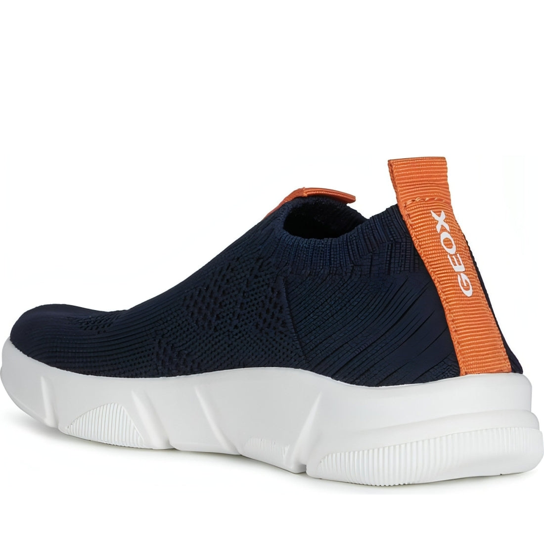 Geox boys navy, orange aril sport shoes | Vilbury London