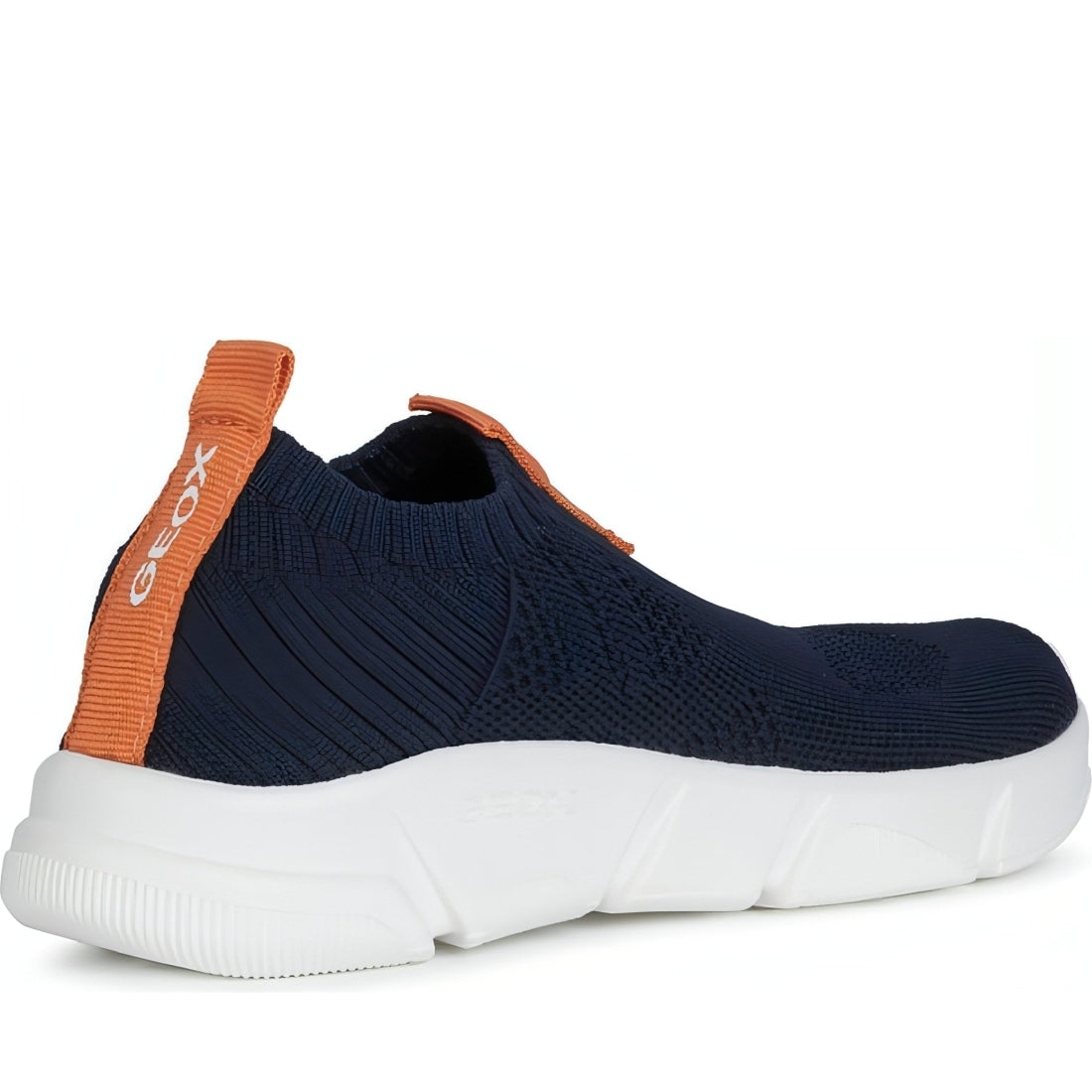 Geox boys navy, orange aril sport shoes | Vilbury London