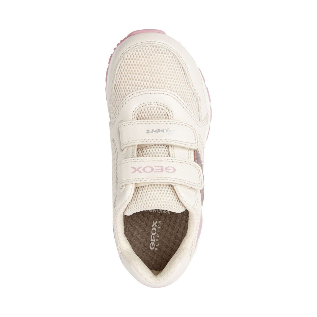 Geox girls ivory pavel sport shoes | Vilbury London