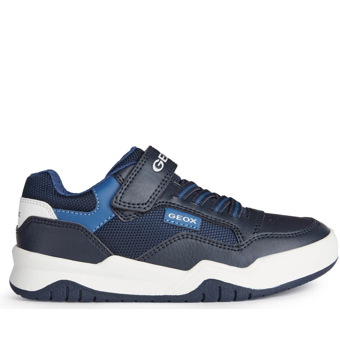 Geox Boys Navy Dk Blue perth shoes | Vilbury London