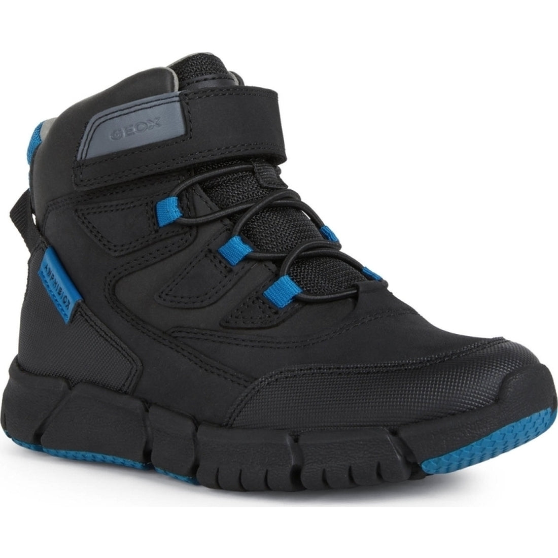 Geox boys Black Petrol flexyper abx booties | Vilbury London