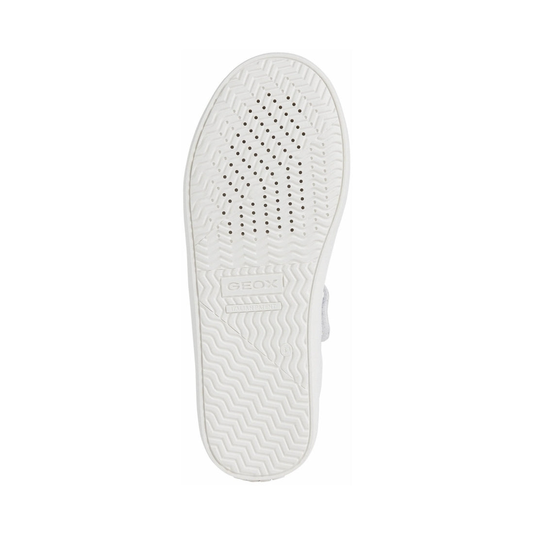 Geox Girls White Lt Rose kathe shoes | Vilbury London