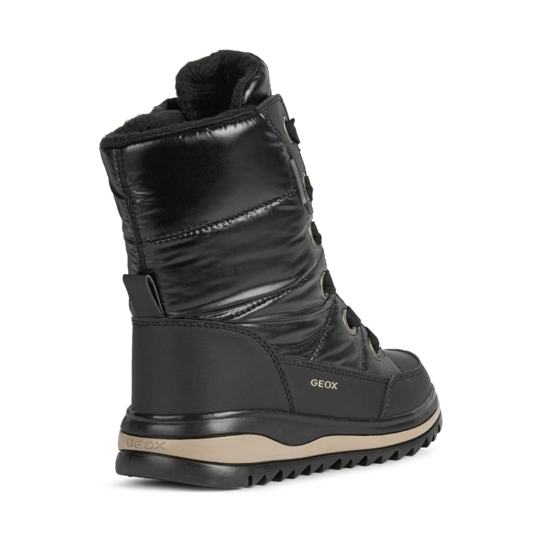 Geox girls Black adelhide ab boots | Vilbury London