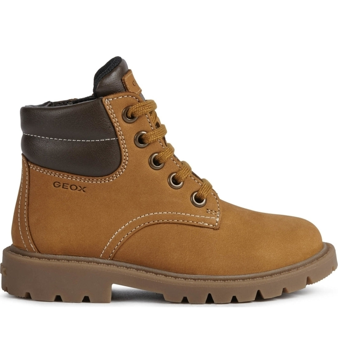 Geox boys Yellow Brown shaylax booties | Vilbury London