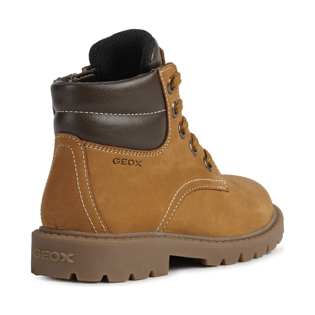 Geox boys Yellow Brown shaylax booties | Vilbury London