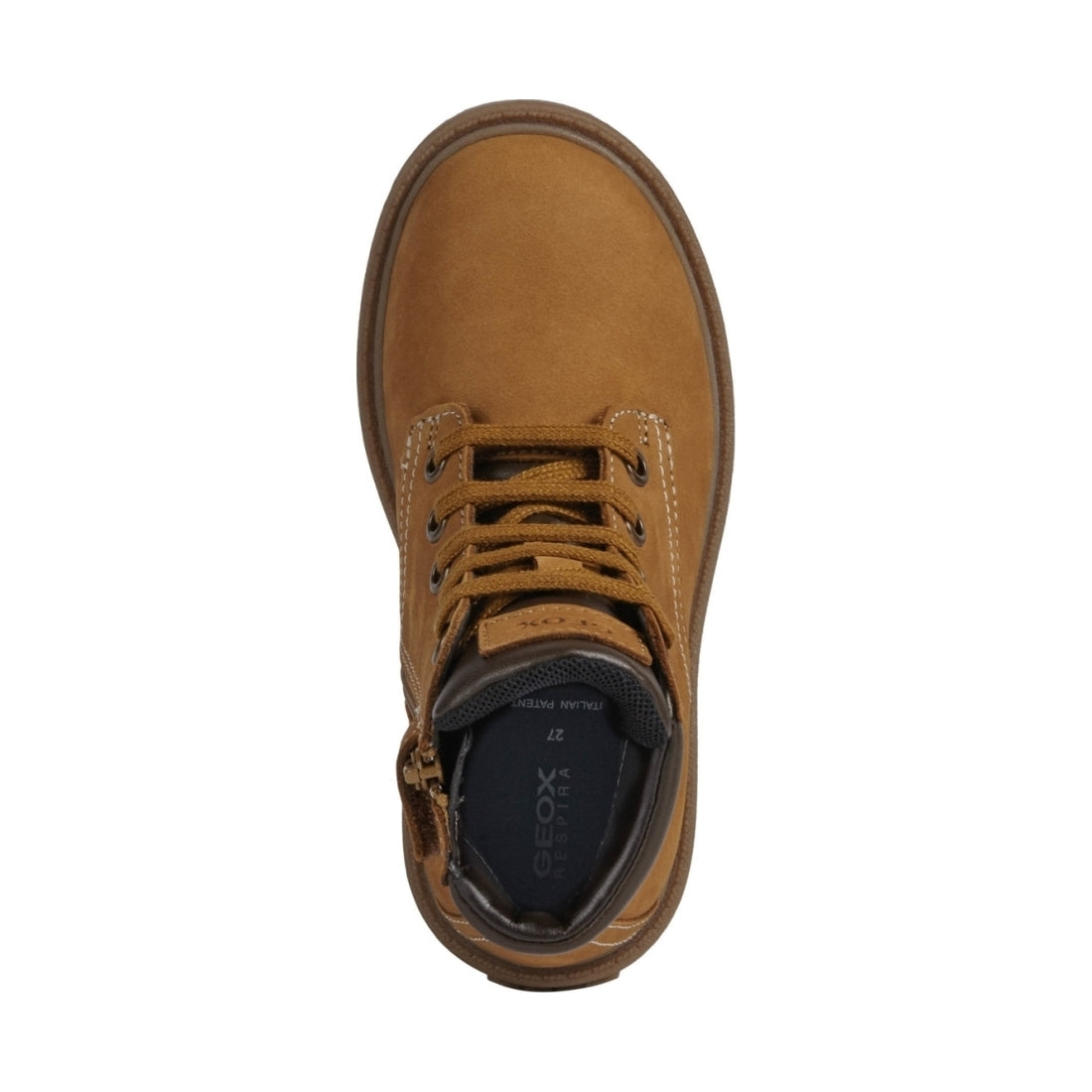 Geox boys Yellow Brown shaylax booties | Vilbury London