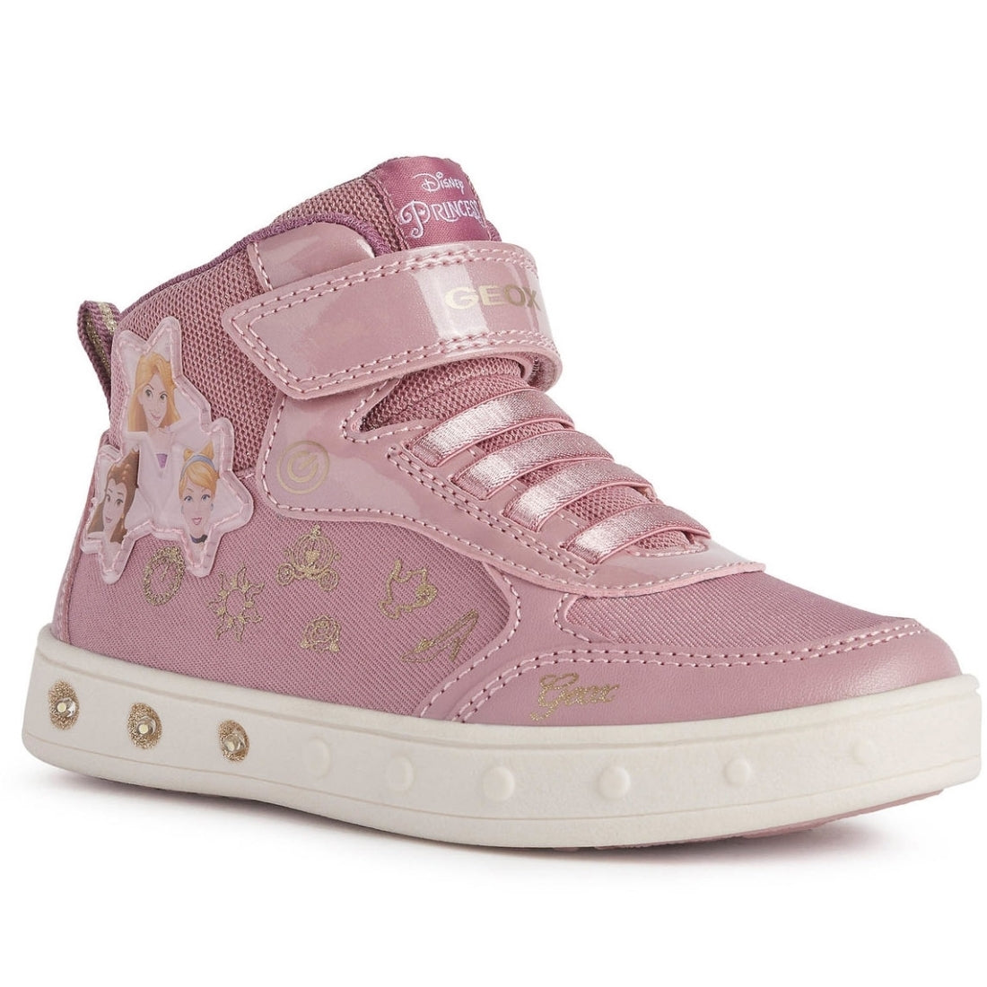 Geox Girls Pink skylin shoes | Vilbury London