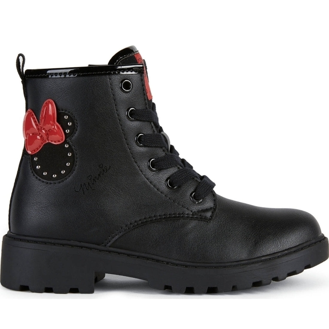 Geox girls Black casey booties | Vilbury London