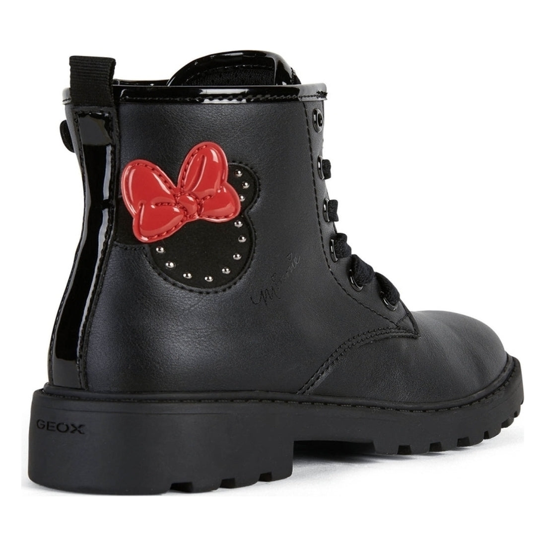 Geox girls Black casey booties | Vilbury London