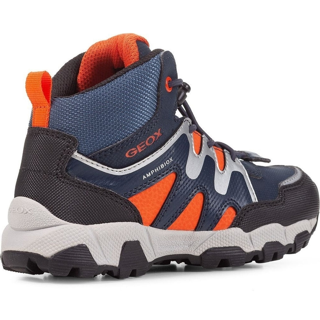 Geox boys Navy Orange magnetar abx booties | Vilbury London