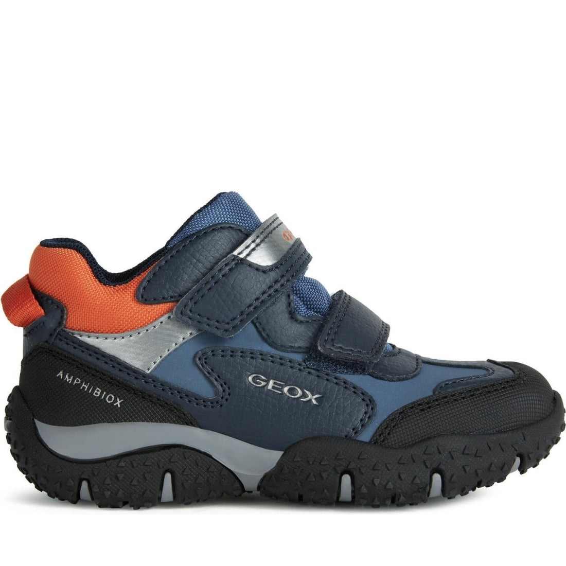 Geox boys Navy Orange baltic abx booties | Vilbury London