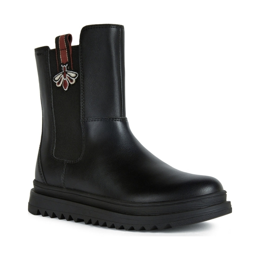 Geox girls Black gillyjaw booties | Vilbury London