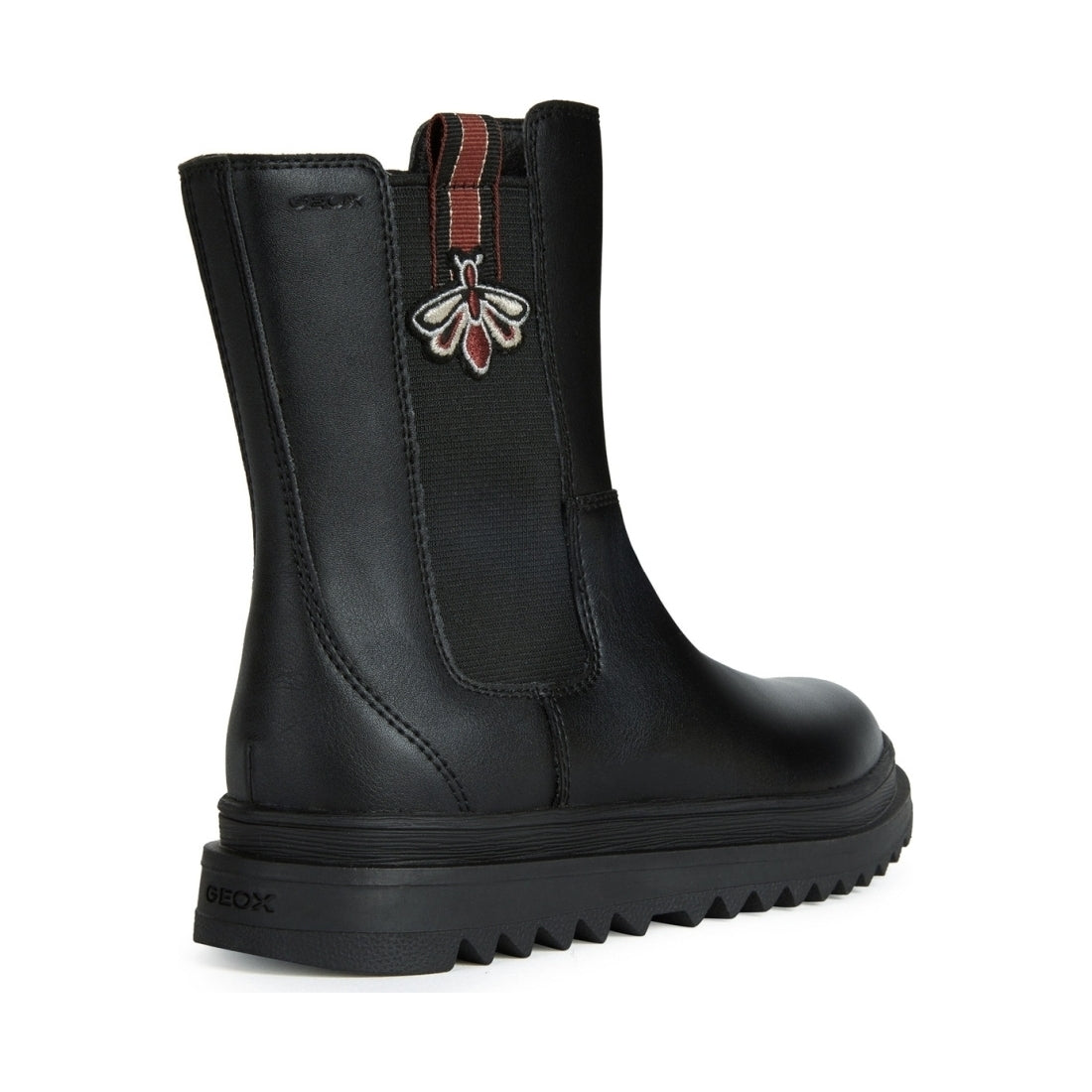 Geox girls Black gillyjaw booties | Vilbury London