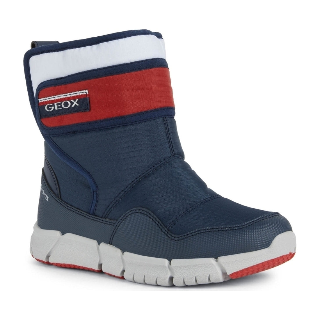 Geox boys Navy Red flexyper abx booties | Vilbury London