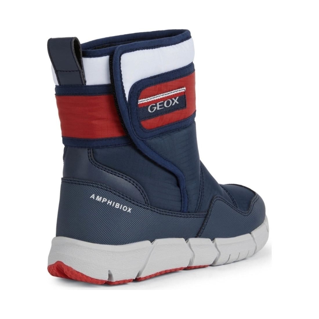 Geox boys Navy Red flexyper abx booties | Vilbury London