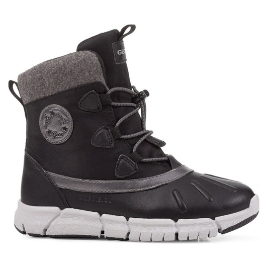 Geox girls Black flexyper ab booties | Vilbury London