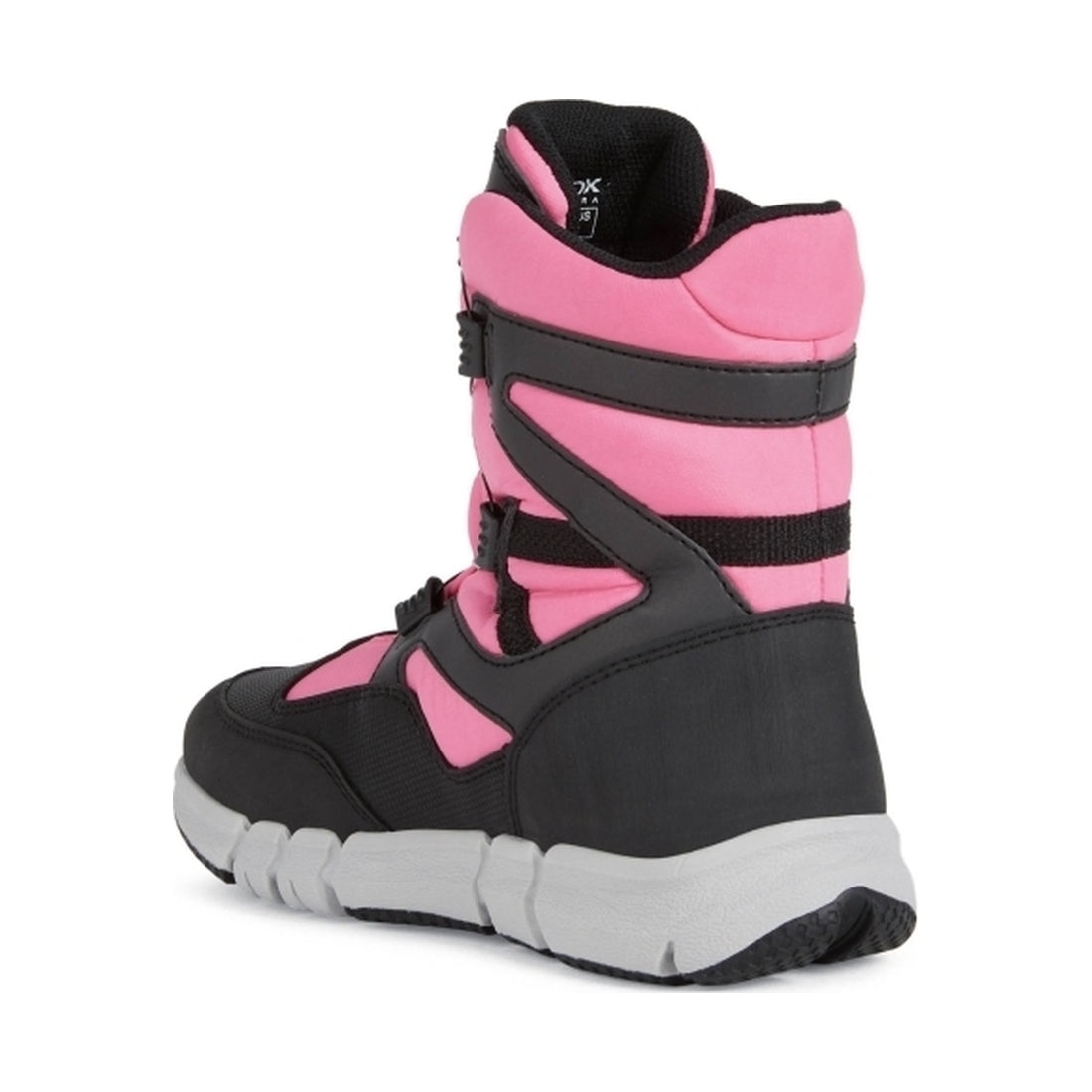 Geox girls Black Fluo Fuchsia flexyper ab booties | Vilbury London