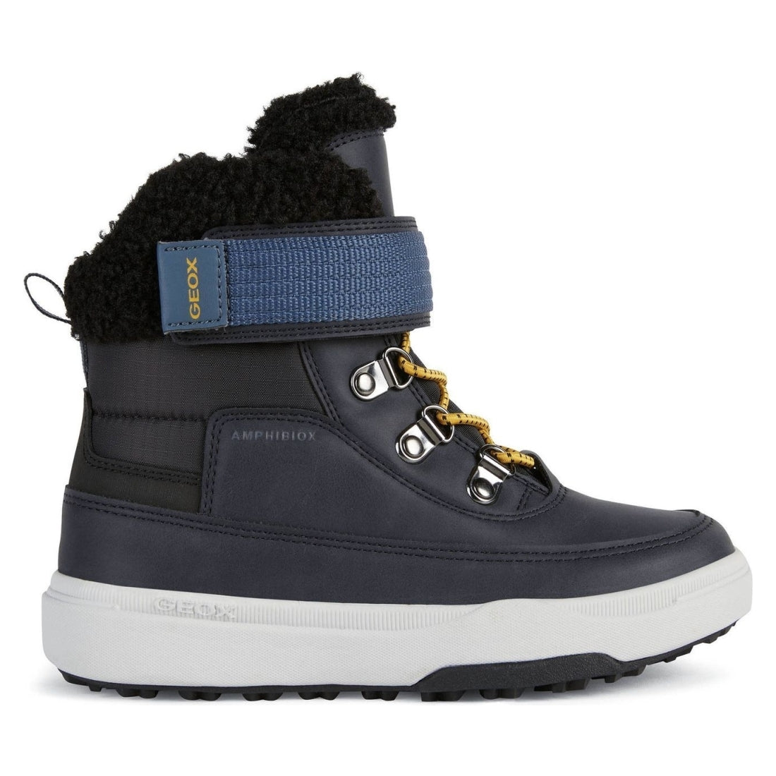 Geox boys Navy Black bunshee pg a booties | Vilbury London