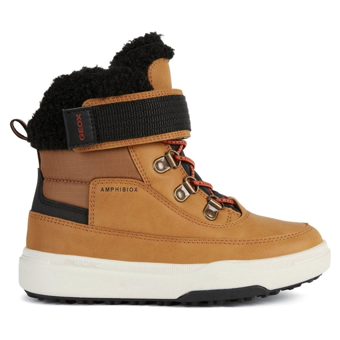 Geox boys Dk Yellow Black bunshee pg a booties | Vilbury London