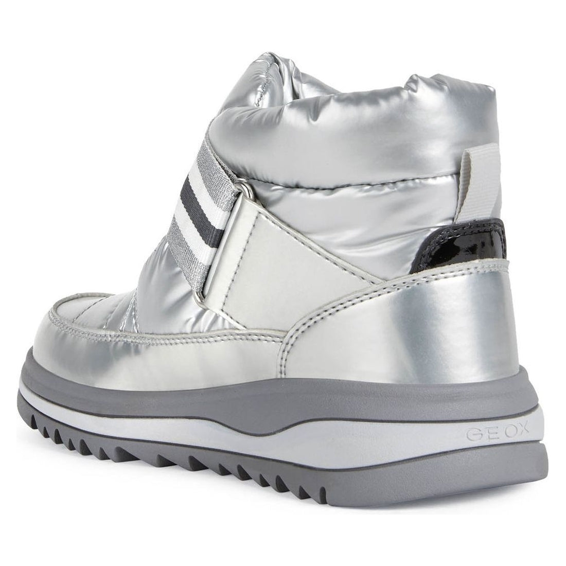 Geox girls Silver adelhide ab booties | Vilbury London