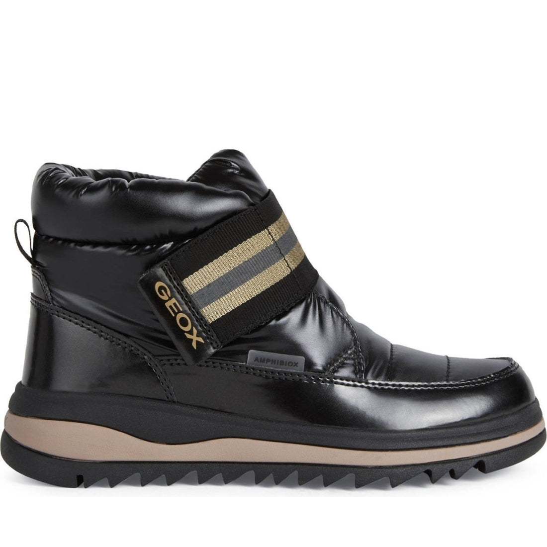 Geox girls Black adelhide ab booties | Vilbury London