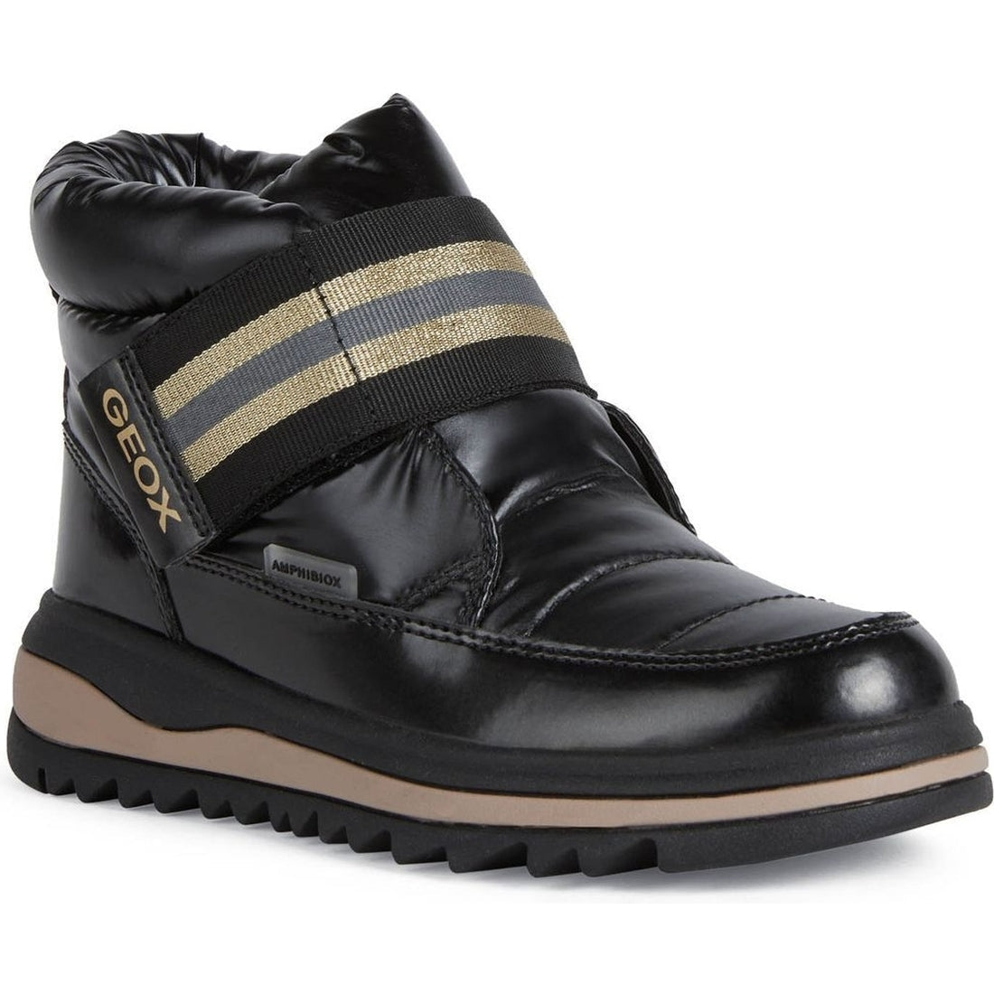 Geox girls Black adelhide ab booties | Vilbury London