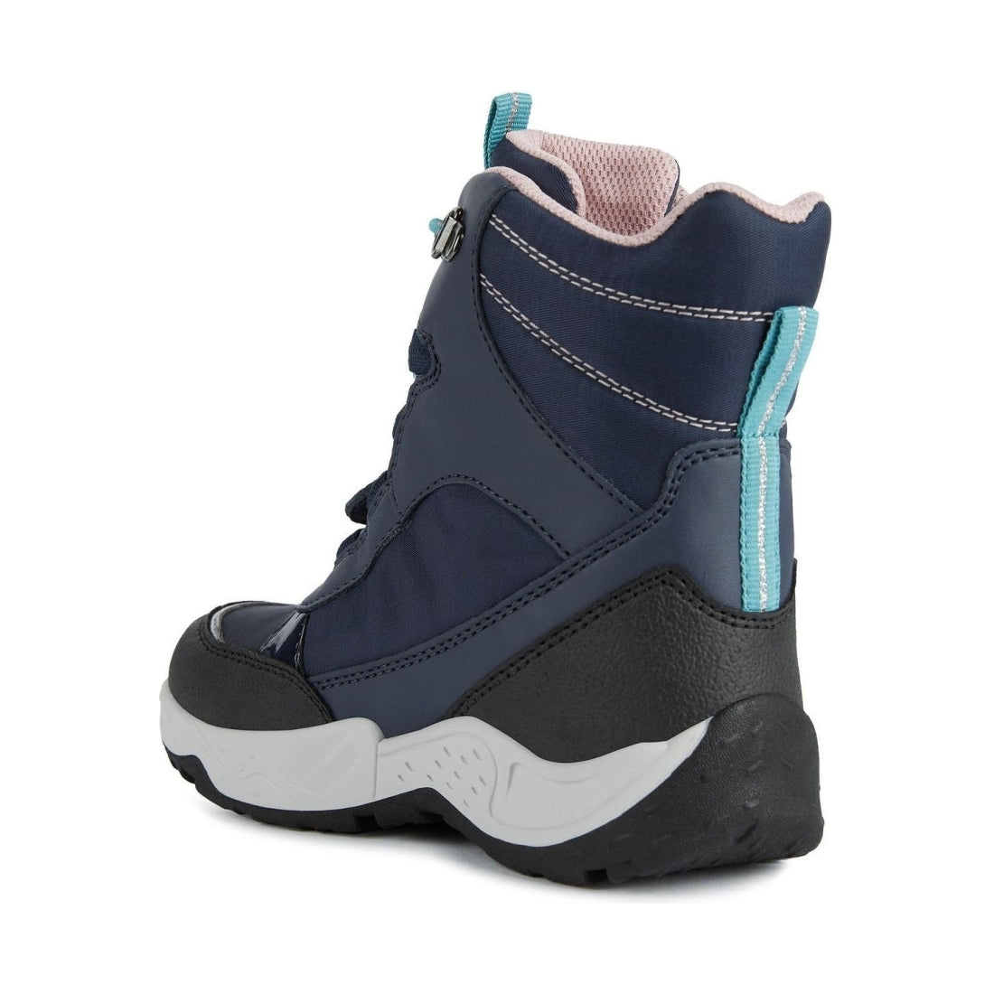 Geox girls Navy Aqua sentiero ab booties | Vilbury London