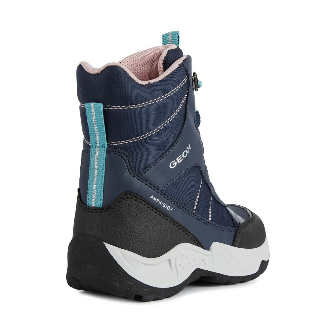 Geox girls Navy Aqua sentiero ab booties | Vilbury London